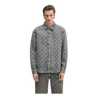 Daily Paper Clothing Denim Shirts - Heren - Spijkeroverhemden - Blauw - L - Denim - Overhemden