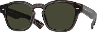 Oliver Peoples OV5521SU Maysen Polarized 1747P1 Mens Sunglasses Tortoiseshell Size 50