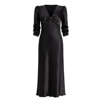 Twinset Party Dresses, female, Black, Size: M Midi Dress