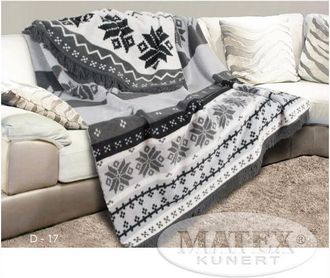 OEM Manta Divertida. Moreno, Con Flecos, Talla. 150x200