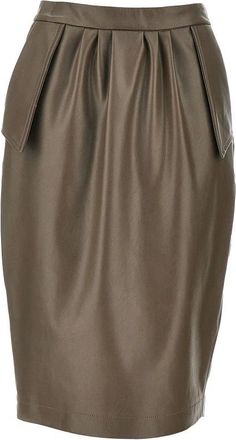 Stella McCartney Falda midi Altermat - Skirts - Mujer - Gris - M