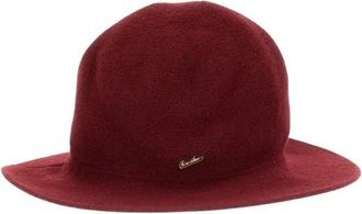 Borsalino Angelina Cloche - Dames - Hoeden - Rood - ONE Size - Kasjmier - Accessoires