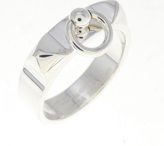 Herm&egrave;s Silver 925 Band Ring (Pre-Owned)