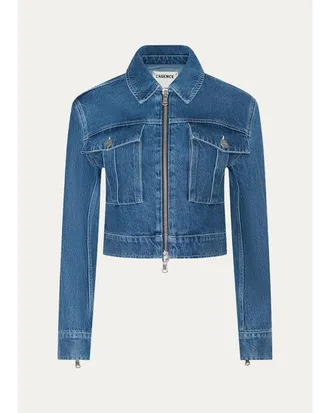 L'agence Micah Oversized Denim jacket