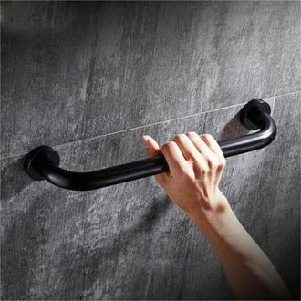 OEM Barra De Apoyo De 50 Cm, Soporte De Seguridad Para Ba&ntilde;era, Inodoro, Ducha, Para Ni&ntilde;os, Mujeres Y Personas Mayores, Color Negro