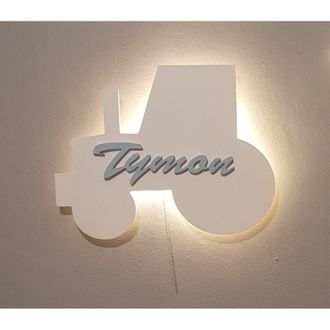 OEM Luz Nocturna De Tractor Con Nombre, Led A Pilas