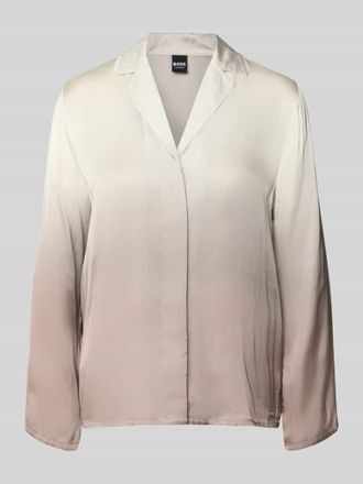 HUGO BOSS Regular Fit Pyjama-Oberteil aus reiner Viskose Modell OMBRE SHIRT in Beige, Gr&ouml;&szlig;e XXL