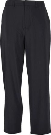 A|X Armani Exchange Seersucker Cropped Pantalon - Heren - Vrijetijds broeken - Blauw - W33 - Broeken