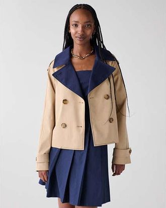 Kate Spade New York Cropped Trench Coat