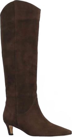 Bibi Lou Womens Rigel Tall Boot In Tan Suede