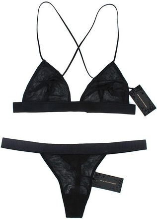 Kiki De Montparnasse Kiki De Montparnasse Black Lingerie Set Size S
