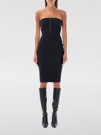 Coperni Zipfront Bodycon Midi Jurk