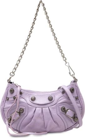 Balenciaga Pre-owned Balenciaga Mini Lambskin Motocross Le Cagole Satchel Ladies 7MHUIG01YLPCYJWQ