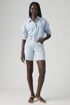 Levi's Short 94 Baggy - Donna - 25 - Blu / Ister Twister Cut Hem