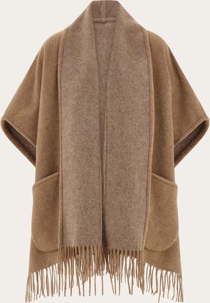 Ferragamo Donna Cappa in cashmere Beige
