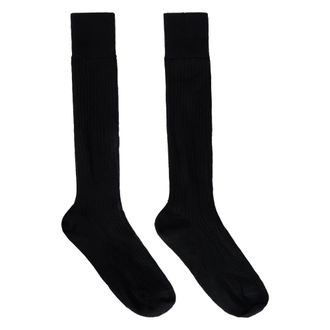 Red Valentino Socks, female, Black, Size: S/M Long Socks