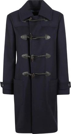 Polo Ralph Lauren Geweven Topcoat - Dames - Mantel - Blauw - S - Jassen