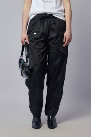 Ganni Duchesse Nylon Oversized Elasticated Pants