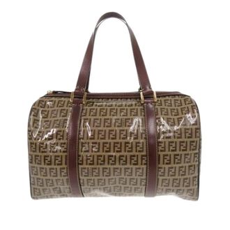 Fendi Pre-owned Handbags, female, Beige, Size: ONE SIZE Pre-owned Boston Bag