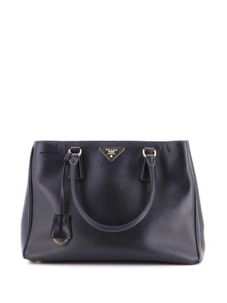 Prada Gardeners Saffiano Leather Medium tote bag - Black