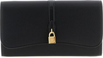 Stella McCartney Ryder Wallet on Chain - Dames - Portefeuilles - Zwart - ONE Size - Hennep - Accessoires