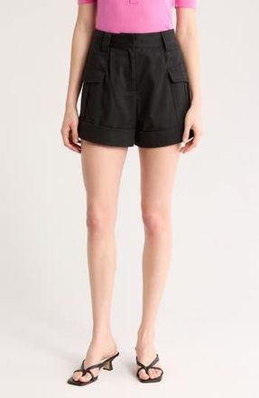 Derek Lam Ryder Cuffed Cargo Shorts in Black at Nordstrom Rack, Size 6