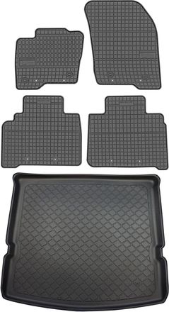 OEM Juego De Alfombrillas De Goma Para Coche Y Alfombrilla Para Maletero Para Ford S-max Ii Minivan Desde Septiembre De 2015