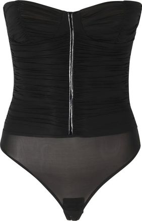 Elisabetta Franchi Body de Jersey el&aacute;stico - Tops - Mujer - Negro - S
