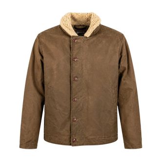 CHESAPEAKE'S Wilson Deck Jacket Waxed Cotton - - Jackets - Uomo - Marrone - XL