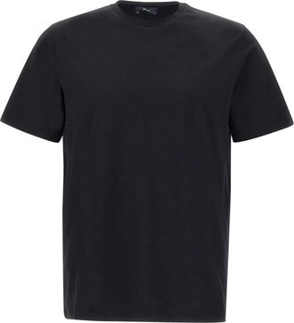 Herno Superfijn Katoen Stretch T-Shirt - Heren - T-shirts - Zwart - 3XL - Katoen - Tops