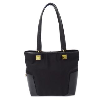 Ferragamo Black Nylon Handbag Tote Bag (Pre-Owned)