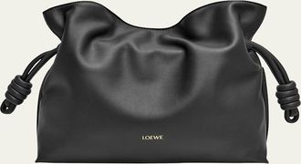Loewe Flamenco Medium Clutch Bag in Napa Leather