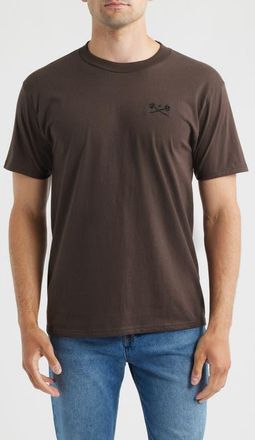 Dark Seas Go-To V2 Embroidered T-Shirt in Java Brown at Nordstrom, Size Xx-Large