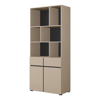 Petits Meubles Estanter&iacute;a de 2 puertas y 1 caj&oacute;n materiales: paneles laminados topo