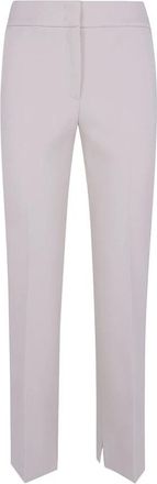 PESERICO Cropped Broeken - Dames - Vrijetijds broeken - Beige - 2XL - Katoen - Broeken