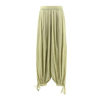 Chlo&eacute; Dames, Broeken, Groen, Maat: XS Satijn