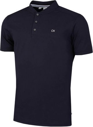 Calvin Klein Mens Blade Collar Polo Shirt - Navy - XXXXXL