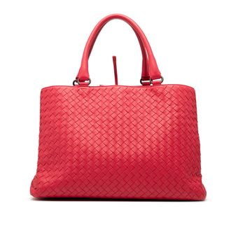 Bottega Veneta Gepreowned Nappa Intrecciato Milano Tote