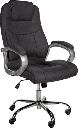 Clp Silla De Oficina Xxl Apoll En Tela Gris Oscuro