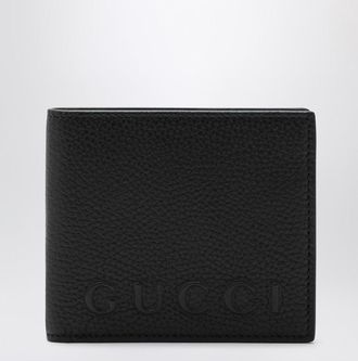 Gucci Black bi-fold wallet in grained leather