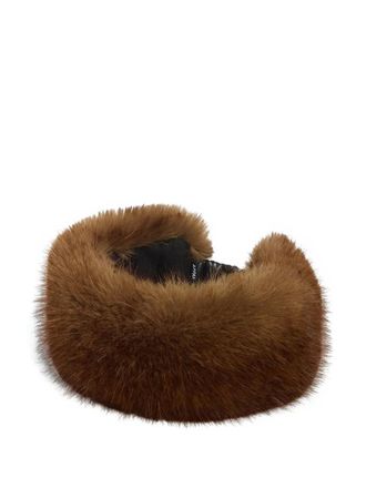 Apparis Eleni faux-fur headband - Brown