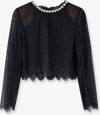 Self Portrait Top in pizzo con strass - SELF PORTRAIT - gender_Woman