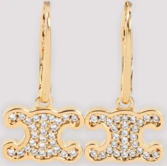 Celine strass oorbellen