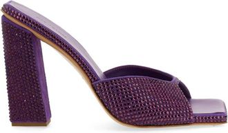 Gia Borghini Purple Embellished Rosie Sandals