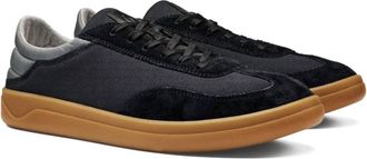 Olukai MenS Punini Retro Style Sneakers In Black/dark Shadow