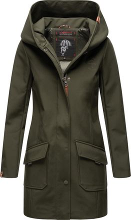 Marikoo dames softshelljas - Mayleen, waterafstotend met capuchon