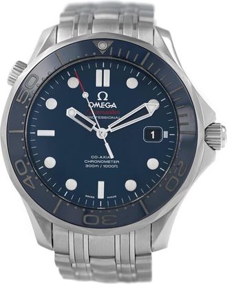 Omega Pre-owned Omega Seamaster Blue Dial Mens Watch 212.30.41.20.03.001