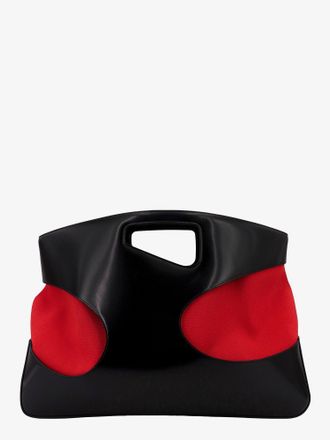 Ferragamo Borsa a mano in pelle e canvas con dettagli cut-out - FERRAGAMO - gender_Man