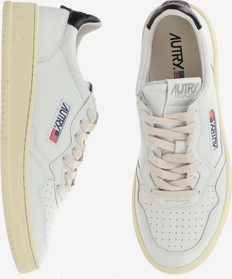 Autry Mens Sneakers Medalist Low White Leather Trainers