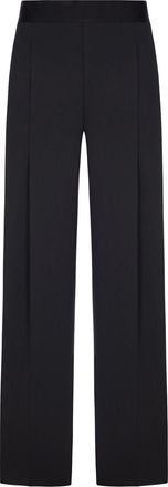 Giorgio Armani Palazzo Trousers In Fabric With Pleats